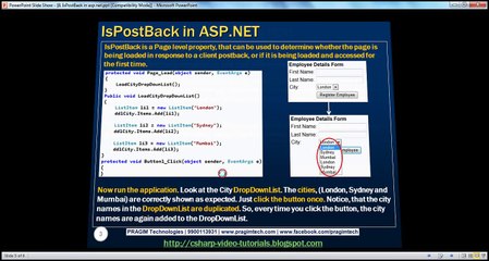 Understanding ISPostBack in ASP.NET: A Complete Guide (Part 8) 🔍