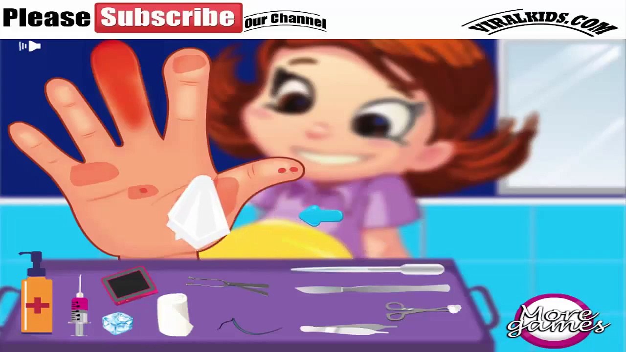 DOCTOR GAMES - DENI’S HAND SURGERY DOCTOR CARE GAME - PLAY FREE DOCTOR KIDS GAMES ONLINE