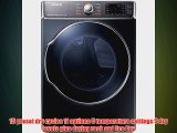 Samsung DV56H9100GG 9.5 Cu. Ft. Front-Load Gas Steam Dryer with Dual Heaters Onyx
