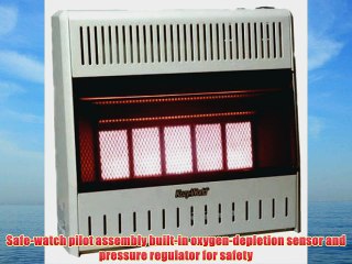Kozy World KWP322 25000-BTU Vent-Free LP-Gas Infrared Wall Heater