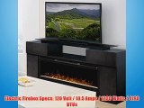 Dimplex Concord Electric Fireplace Entertainment Center