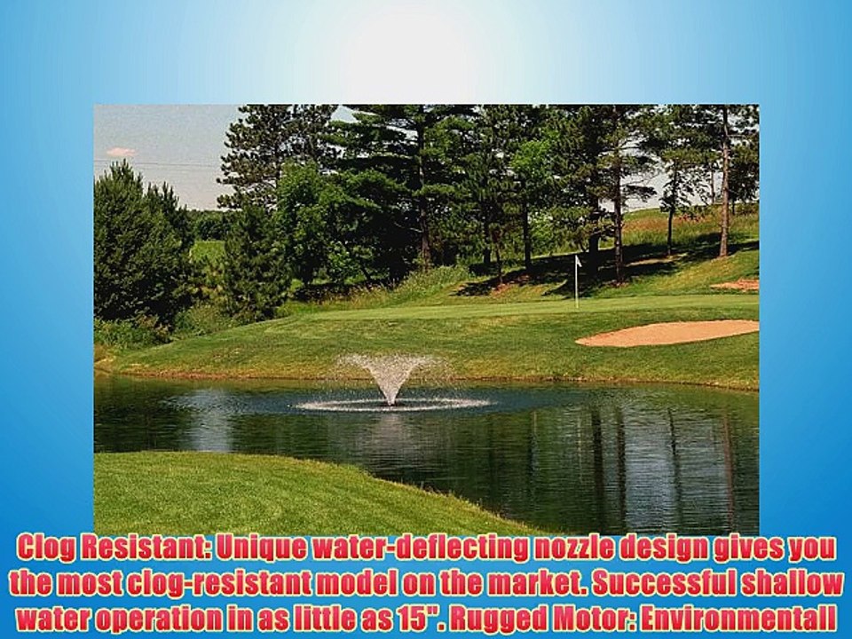 Kasco Marine 2400VFX 050 Floating Aerating Fountain ?hp 120 volts 50' Cord