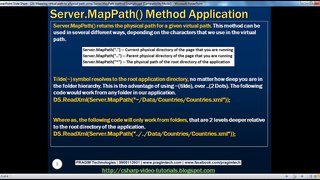 How Asp.Net Server.MapPath Work with Example's - Part - 20