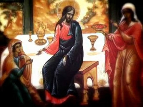 203. Иисус Христос у Марфы и Марии.