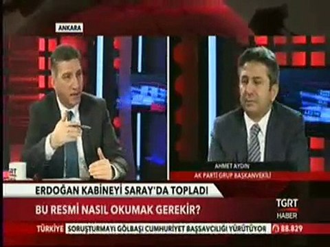 AkParti Grup BşkV Ahmet AYDIN Sıradan Bir Belediye Başkanı, Sıradan Bir Başbakan Olmayan Birisinin Sıradan Bir Cumhurbaşkanı Olmasını Bekleyenler Var