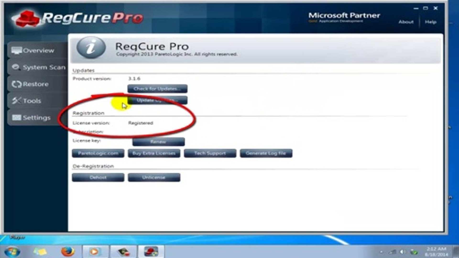 regcure pro 3.2.16 crack