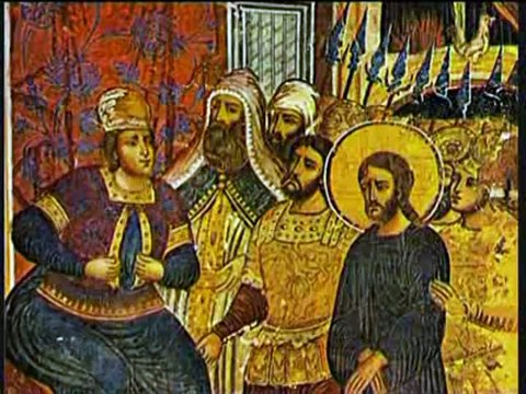 213. Суд над Иисусом Христом у первосвященников.