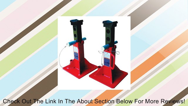 Advanced Tool Design Model ATD-7449 22 Ton Jack Stands Review