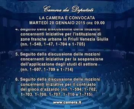 Roma - Camera - 17^ Legislatura - 366^ seduta (20.01.15)