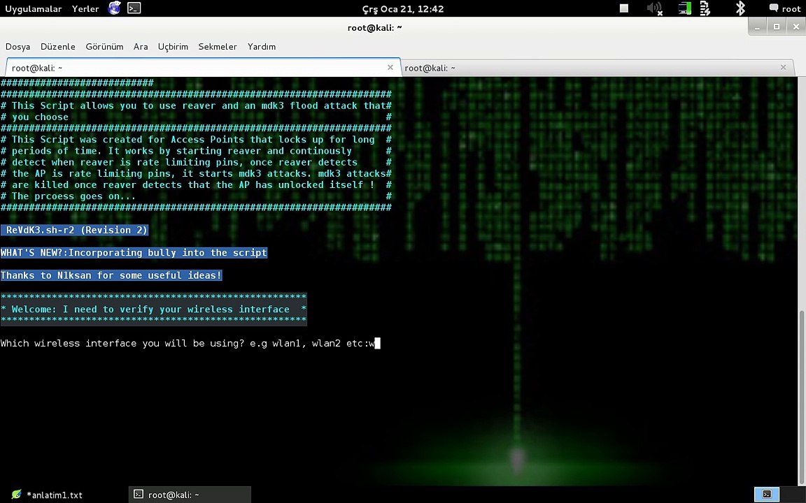 Kali linux redvk3.sh modeme reset atma scripi wpa/wpa2 wps pin