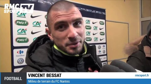 Football / Coupe de France : Nantes : le ballon du match pour Bessat - 21/01