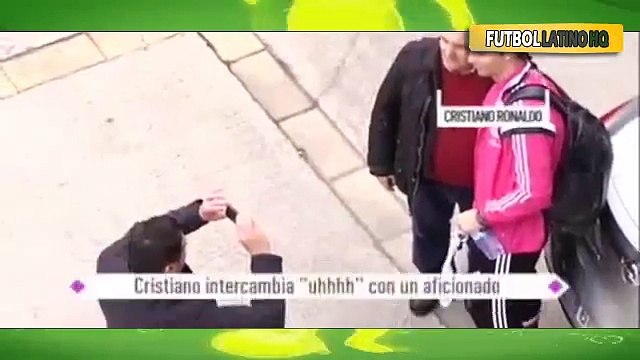 Fã imita grito de Cristiano Ronaldo e é corrigido pelo craque