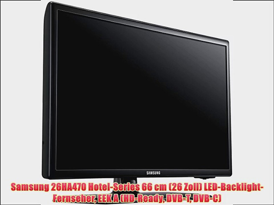 Samsung 26HA470 Hotel-Series 66 cm (26 Zoll) LED-Backlight-Fernseher EEK A (HD-Ready DVB-T