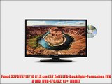 Funai 32FDV5714/10 813 cm (32 Zoll) LED-Backlight-Fernseher EEK A (HD DVB-T/C/S2 CI  HDMI)