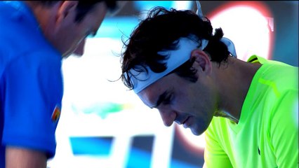 Federer angered by cameraman after bee sting