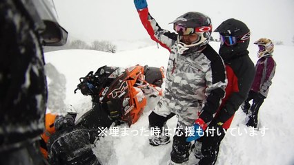 2014-2015 SNOWMOBILE in Sato of Doburoku YAMAGATA JAPAN