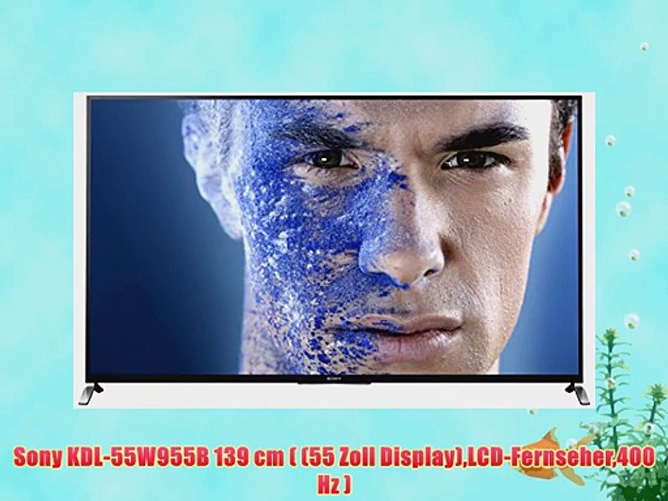 Sony KDL-55W955B 139 cm ( (55 Zoll Display)LCD-Fernseher400 Hz )