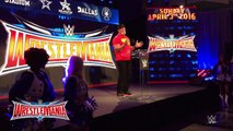 Hulk Hogan announces AT&T Stadium as the home of WrestleMania 32