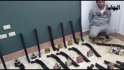ضبط 60 بندقة خرطوش و4450 طلقة في مطروح