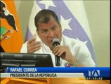 Esto dijo Rafael Correa sobre las salvaguardias y las competencias de tránsito de Guayaquil
