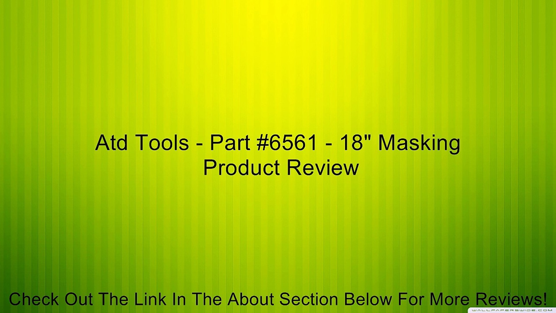 ATD Tools 6561 18 Masking Machine