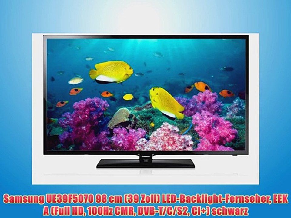 Samsung UE39F5070 98 cm (39 Zoll) LED-Backlight-Fernseher EEK A (Full HD 100Hz CMR DVB-T/C/S2
