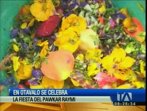 En Otavalo se celebra el Pawkar Raymi 2015