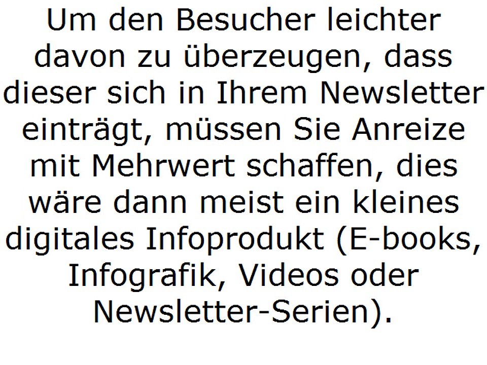 Listenaufbau mit Landingpage Teil 4