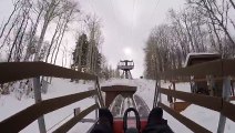 Roller Coaster dans une station de ski
