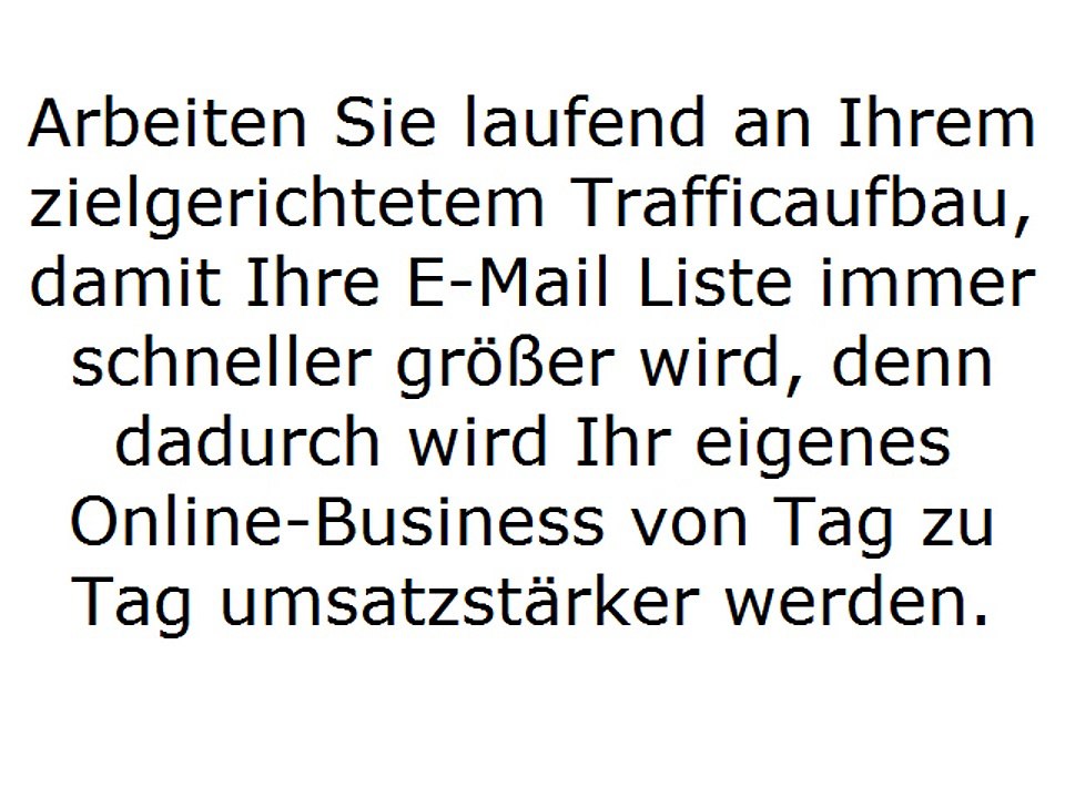 Listenaufbau mit Landingpage Teil 5