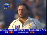 Shahid Afridi Fast Bowling Bouncers To VVS Laxman Exclusive