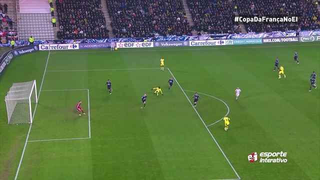 Nantes vence de virada o Lyon por 3 a 2 na Copa da França