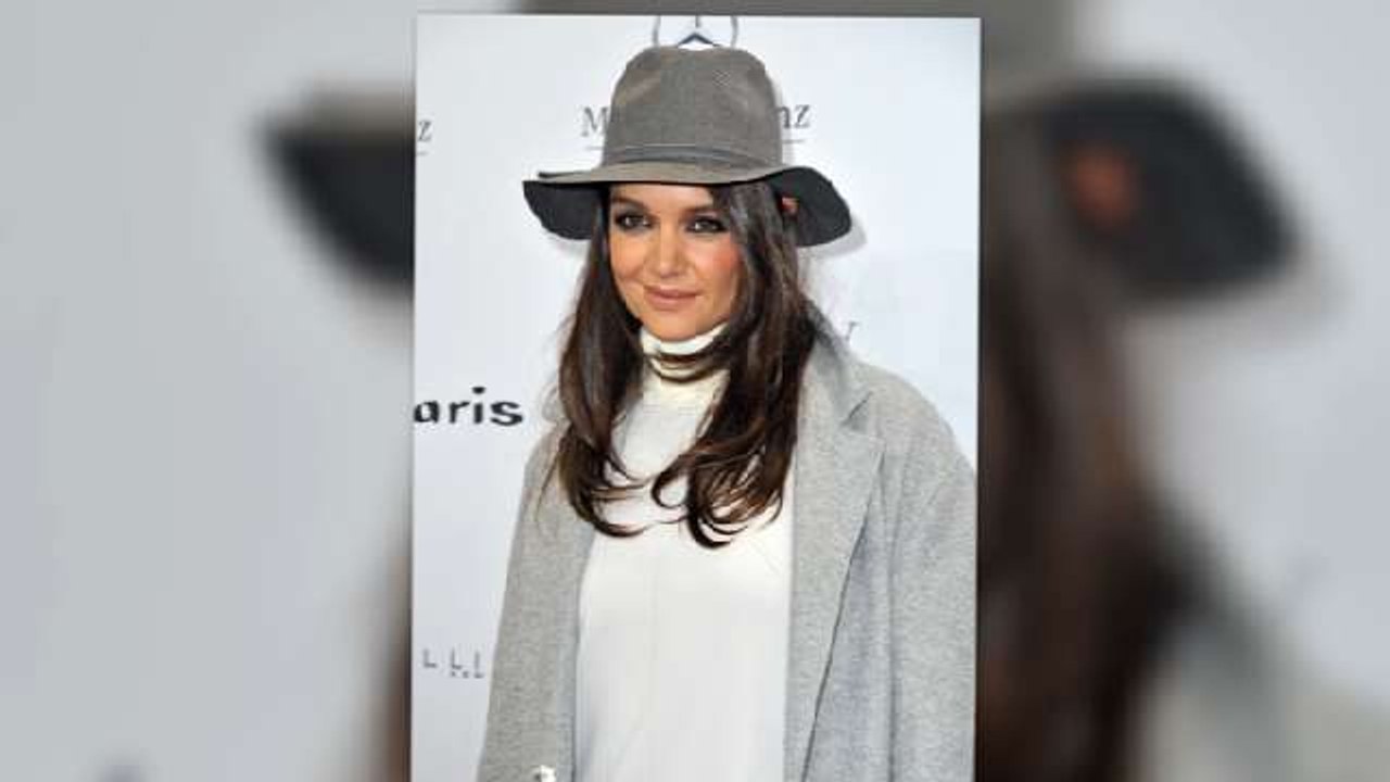 Katie Holmes Attends The Marc Cain Show