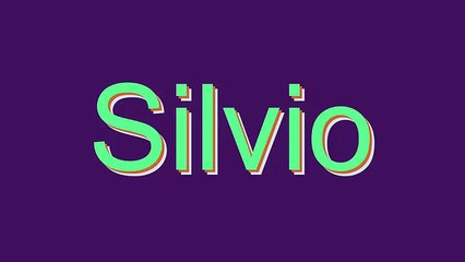 Learn the Correct Pronunciation of 'Silvio' 🎤