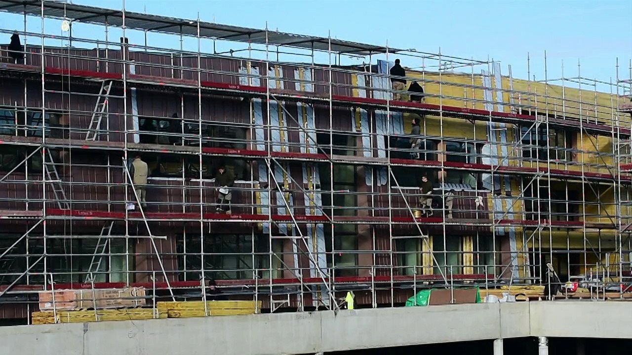 L'évolution du chantier du college de Moulins à Lille