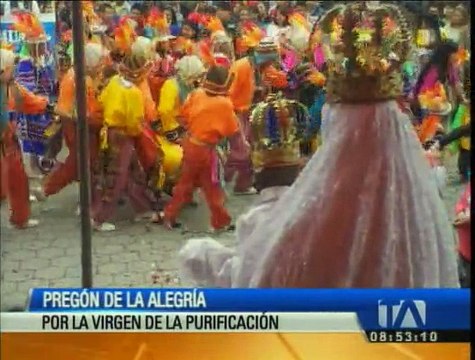 Iniciaron las fiestas religiosas en honor a la Virgen de la Purificación