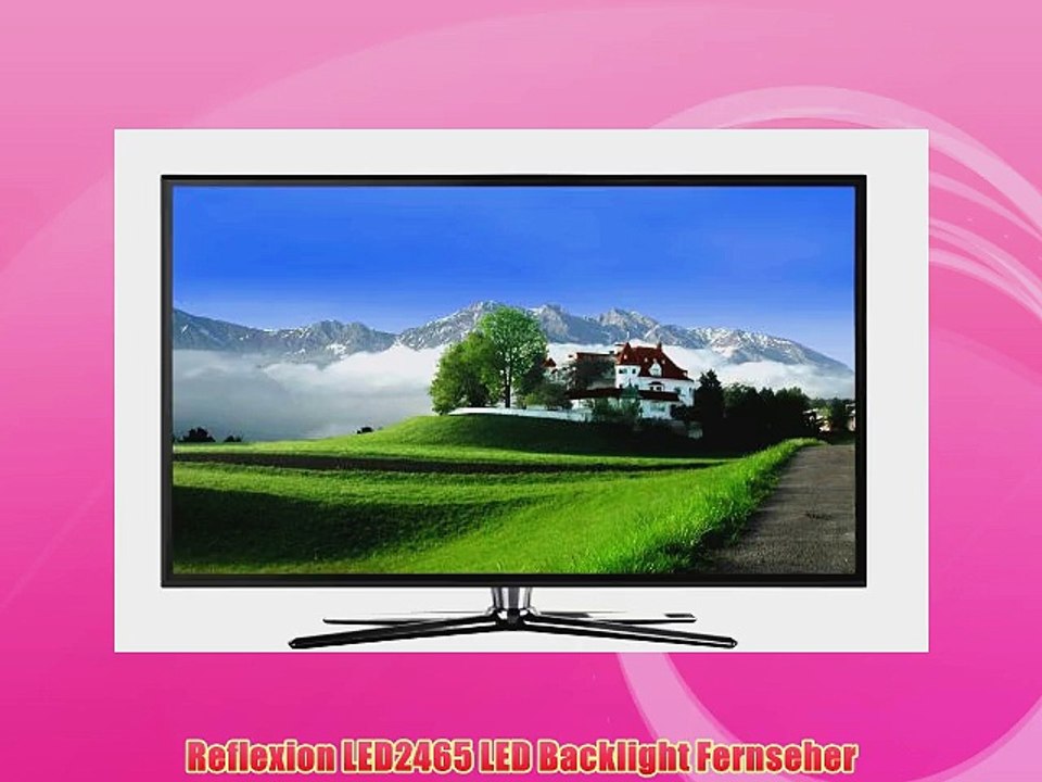 Reflexion LED2465 60 cm (24 Zoll) LED-Backlight-Fernseher EEK A (HDMI SCART CI  DVB-S/-S2/-C/-T