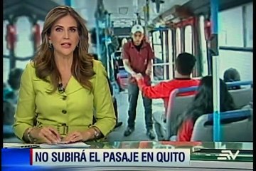 Municipio asumirá subsidio de pasaje urbano en Quito
