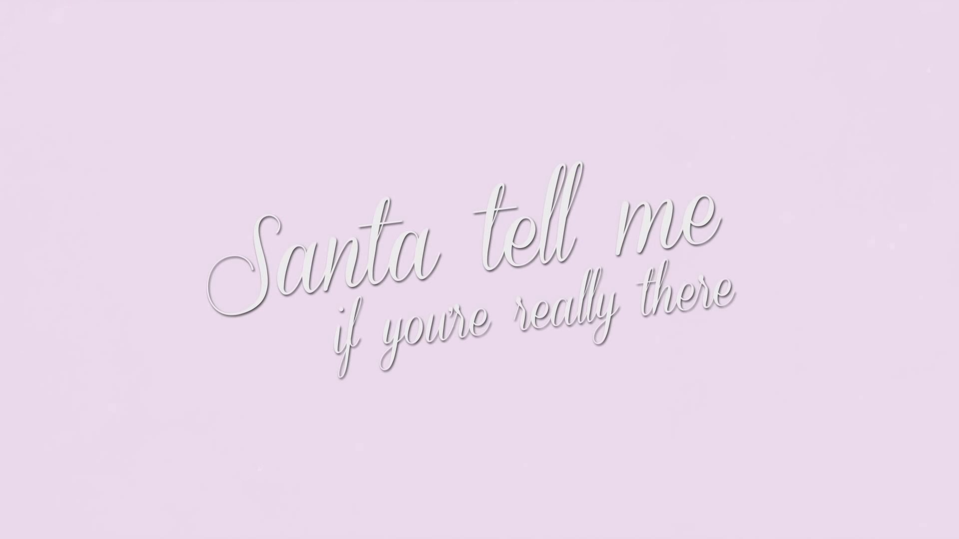 Ariana Grande - Santa Tell Me (Lyric Video) - video dailymotion