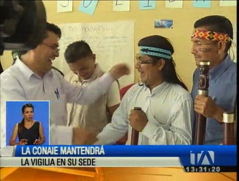 La Conaie mantendrá la vigilia en su sede en Quito