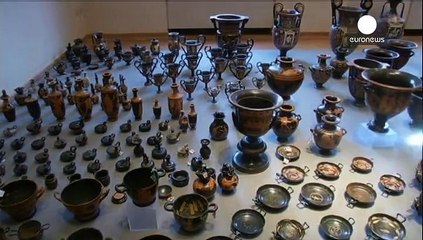 Police in Italy reveal recovered antiquities worth a record 50 million euros