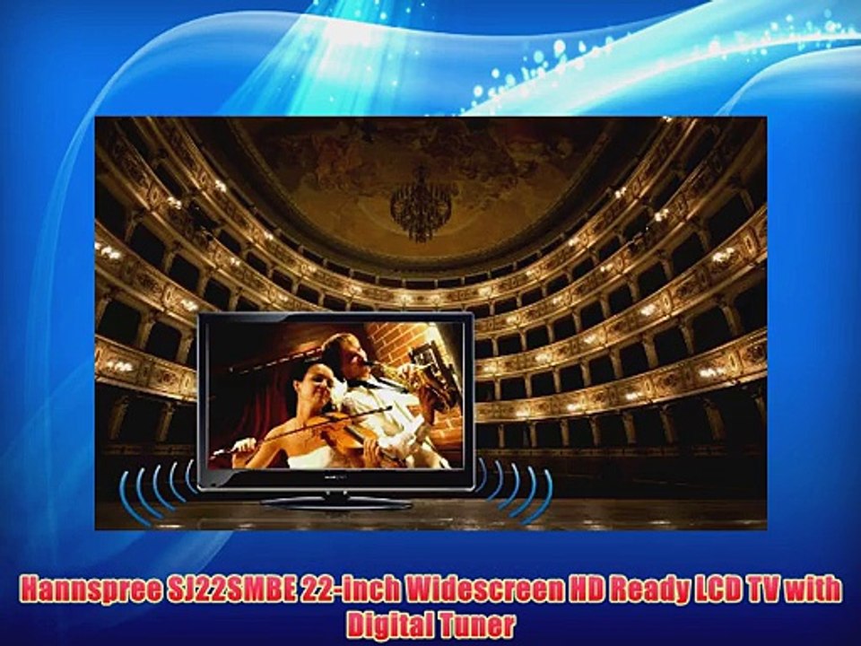 Hannspree SJ22SMBE 22-inch Widescreen HD Ready LCD TV with Digital Tuner