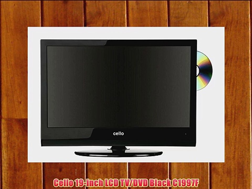 Cello 19-inch LCD TV/DVD Black C1997F