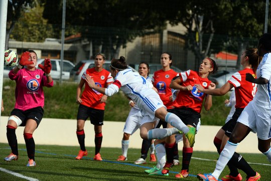 D2 féminine - Monteux 3-1 OM : le but de Léa Rubio (2e)