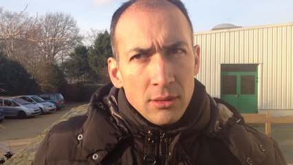 Olivier Le Bras réagit avant l'arrivée d'E. Macron