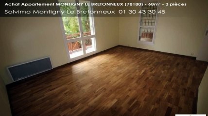 A vendre - appartement - MONTIGNY LE BRETONNEUX (78180) - 3 pièces - 68m²