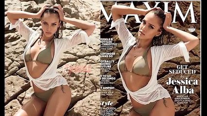 Jessica Alba Braless Maxim Photoshoot 2014