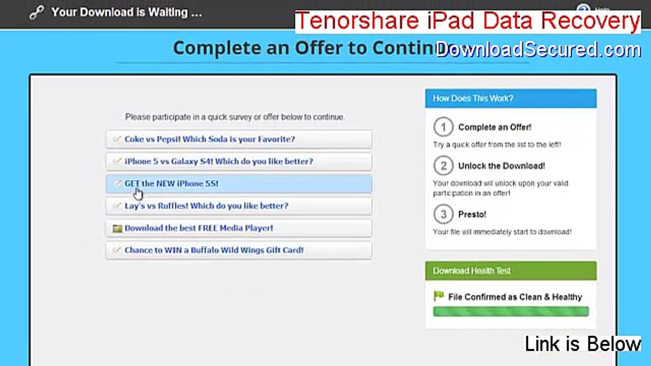 Tenorshare iPad Data Recovery Download Free (Legit Download)