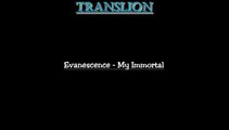 Evanescence - My Immortal (lyrics paroles traduction française karaoke HD)