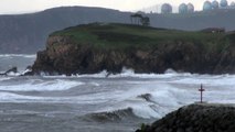 21 Enero temporal en la costa de Asturias